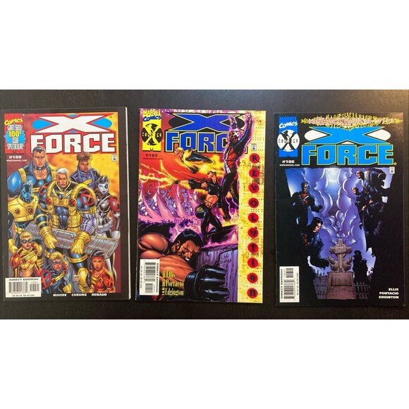 X-Force: Assorted Set with No. 100, 102, & 106. Marvel Comics (2000) - Picture 1 of 10